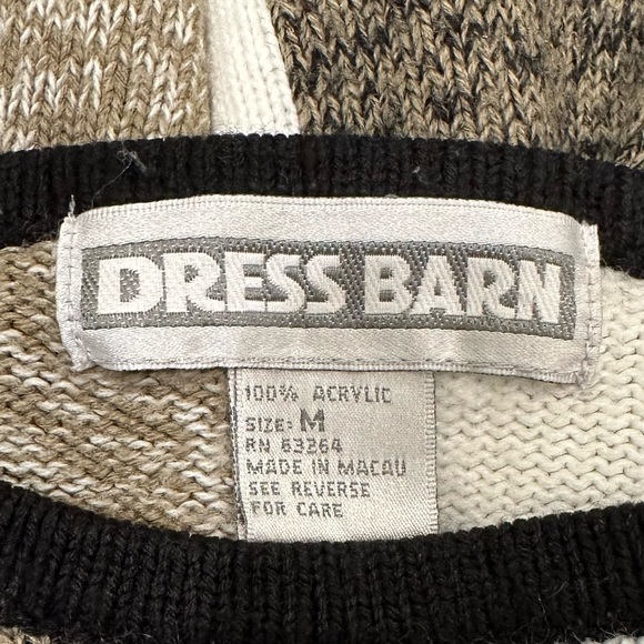 Vintage 1980s/1990s Color block Checkered Sweater Size Medium - Picture 6 of 7